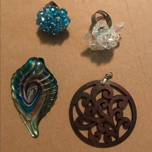 DIY NECKLACE AND RINGS